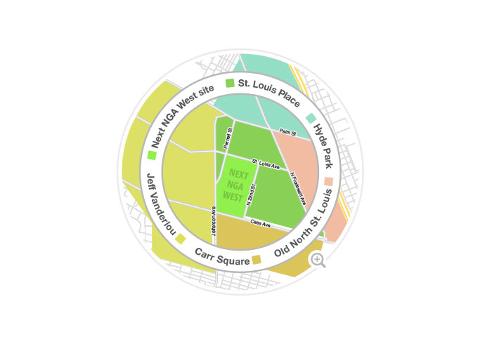 Next NGA West map graphic