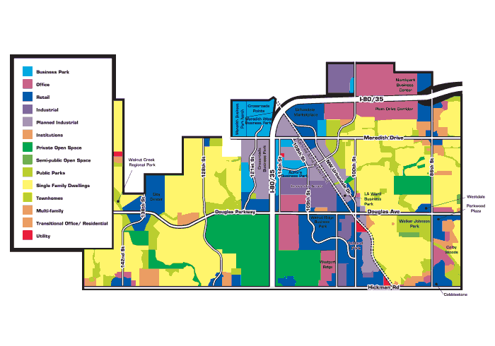 Urbandale Development Map