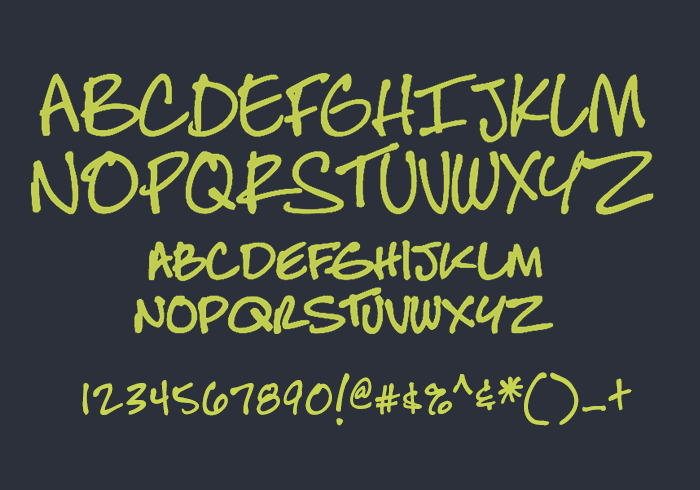 personal handwriting font