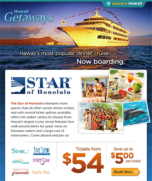 Star of Honolulu email campaign